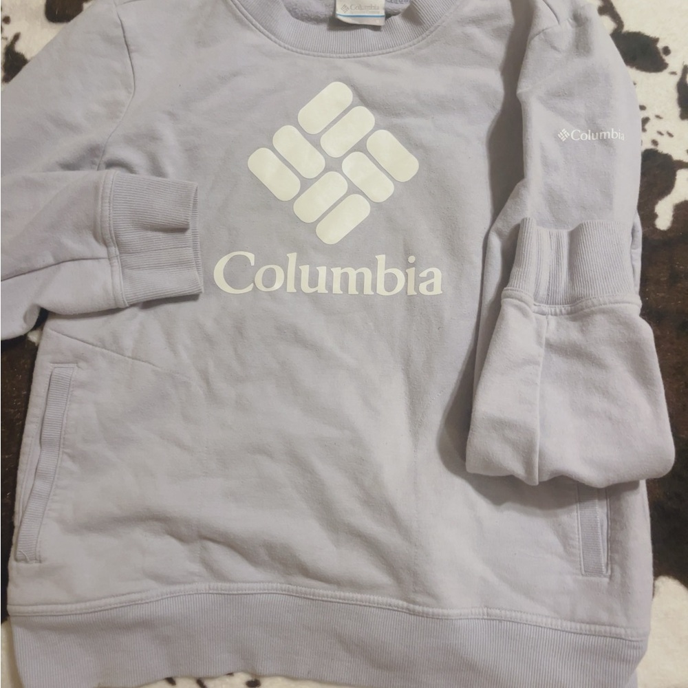 Columbia Lavender Crewneck Sweatshirt